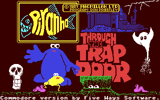 Through the Trapdoor Title Screen